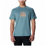 Muška majica Columbia Kwick Hike™ Graphic SS Tee plava Cloudburst, Tested Tough PDX