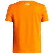 Dječja funkcionalna majica Under Armour UA B Logo Wordmark SS Outrageous Orange