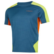 Muška majica La Sportiva Compass T-Shirt M plava/žuta Storm Blue/Lime Punch