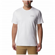 Muška majica Columbia North Cascades Short Sleeve Tee bijela White, CSC Box Logo