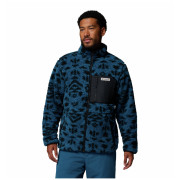 Muška dukserica Columbia Winter Pass™ Reversible Fleece plava Phoenix Blue Geostripe Tonal, Phoenix Bl