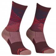Ženske čarape Ortovox All Mountain Mid Socks W ružičasta/boja vina