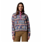 Ženska dukserica Columbia Helvetia™ II Printed Cropped Half Snap