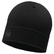 Kapa Buff Merino Lightweight Beanie crna SolidBlack