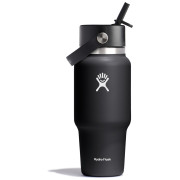 Termos Hydro Flask Wide Flex Straw Travel Bottle 24 Oz crna black