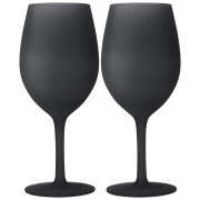 Čaše za vino Brunner Wineglass Blacksatin - 2ks crna