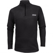 Muške funkcionalne majice dugih rukava Swix Focus M crna Black