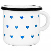 Šalica Zulu Cup Mini Heart bijela/plava