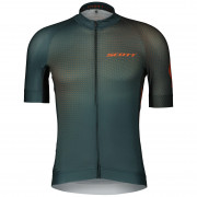 Muški biciklistički dres Scott RC Pro SS zelena/narančasta