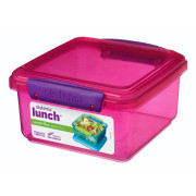 Kutija za hranu Sistema Lunch Plus 1,2l ružičasta
