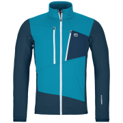 Muška dukserica Ortovox Fleece Grid Jacket M svijetlo plava Mountain Blue