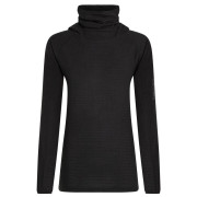 Ženska dukserica Icebreaker Wom Mer 400 RealFleece Grid Pulover Hood crna Black