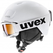 Skijaška kaciga Uvex Heyya Pro Set bijela white-black mat
