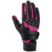 Běžkařské rukavice Leki HRC Race Shark crna/ružičasta