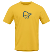 Muška majica Norrona 29 cotton viking T-shirt žuta Calendula