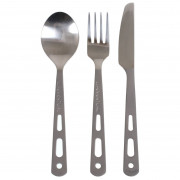 Set pribora za jelo LifeVenture Knife Fork Spoon Set - Titanium