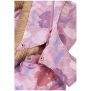 Zimska jakna za djevojčice Reima Muurame Grey Pink