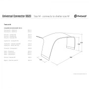 Dodatak šatoru Outwell Universal Connector M