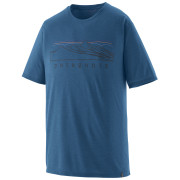 Muška majica Patagonia Men's Capilene Cool Trail Shirt - Stratapeaks plava Aquatic Blue