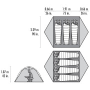 Turistički šator MSR Hubba Hubba HD 3P