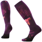 Čarape za skijanje Smartwool W Ski Full Cushion Alpine Auroras tamno ljubičasta/ružičasta PURPLE IRIS