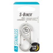 Karabiner bez matice Nite Ize S-Biner Stainless Steel #2 srebrena Stříbrná
