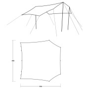 Dodatak šatoru Outwell Canopy Tarp L