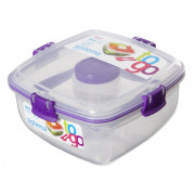 Kutija za salatu Sistema Salad To Go 1,1L Ljubičasta