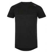 Muške funkcionalne majice Husky Merino 100 Kr. Rukáv M crna