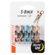 Karabiner bez matice Nite Ize S-Biner Microlock hliník
