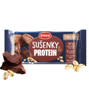 Hrana na putovanju Emco Ovesné sušenky s čokoládou a proteinem 60g