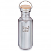 Boca od nehrđajućeg čelika Klean Kanteen Reflect w/Bamboo Cap 532 ml srebrena MirroredStainless