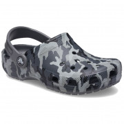 Dječje papuče Crocs Classic Camo Clog K crna/siva