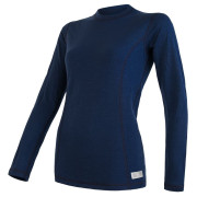 Ženska funkcionalna majica dugih rukava Sensor Merino DF tamno plava deep blue