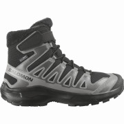 Dječja obuća Salomon Xa Pro Winter Wp J Black-Castlerock-Cloudburst crna/siva Black / Castlerock / Cloudburst