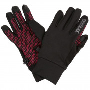 Dječje rukavice Regatta Grippy Gloves II crna/ružičasta