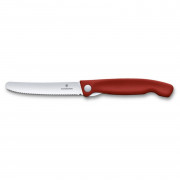 Sklopivi nož Victorinox Swiss Classic - oštri nazubljeni crvena Red