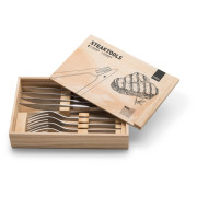 Set pribora za jelo Höfats Steaktools srebrena silver