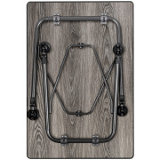 Stol Brunner Linear Greywood 100