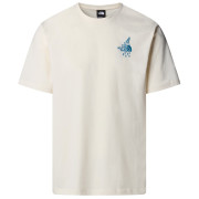 Muška majica The North Face U Powder Days Relaxed S/S Tee-Graphic bijela White Dune