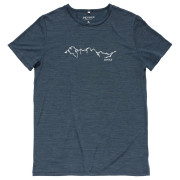 Muška majica Devold Active "Skyline" Tee Man tamno plava NIGHT