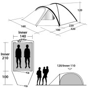 Šator Outwell Cloud 2 (2021)