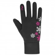 Dječje rukavice Etape Puzzle WS crna/ružičasta Black/Pink