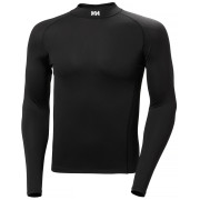 Muške funkcionalne majice Helly Hansen Waterwear Rashguard crna 990 BLACK