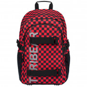 Školska torba Baagl Skate TERIBEAR crvena/crna