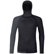 Muške funkcionalne majice dugih rukava Ortovox 120 Competition Light Hoody crna Black Raven