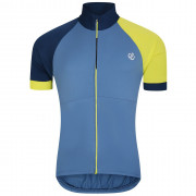 Muški biciklistički dres Dare 2b Protraction III Jrs plava/žuta