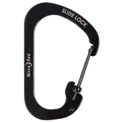 Karabiner bez matice Nite Ize SlideLock Stainless Steel crna Černá