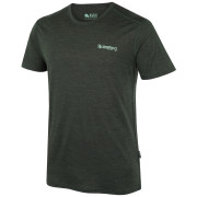 Muška majica Zulu Merino 160 Short 4C Comfy tamno zelena dark green melange