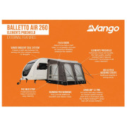 Šator za kamper Vango Balletto Air 260 Elements ProShield